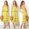 Woman Dress Sleeveless Party New Women Fashion Long Dress