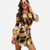 New style women tops & blouses printed long sleeve plus size ladies shirt for Spring and Autumn