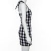 Women's Halter Belt Lattice Sling Wraps Buttock Dress