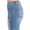 Stretchy Skinny Ripped With Inside Rayon Patch Pencil Jeans